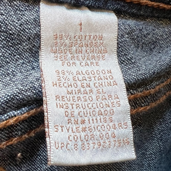 Phat Fashions Silver Label Cotten/Spandex Jeans Size 1 - Picture 8 of 10